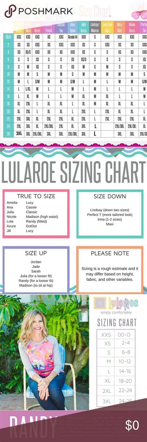 It's alright, we know what you need. . Erika lularoe size chart